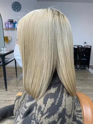 ミディアム カラー ✨ミニボブ特化✨ ✂︎Raimu✂︎のヘアスタイル