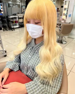 ロング カラー メンズ特化シャドウパ ーマラウンドマッシュのヘアスタイル