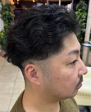 パーマ メンズ 熊谷 拓海のヘアスタイル