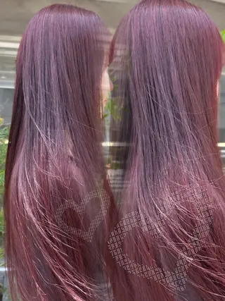 ロング カラー 🎀暖色カラー🎀 おかだみほのヘアスタイル