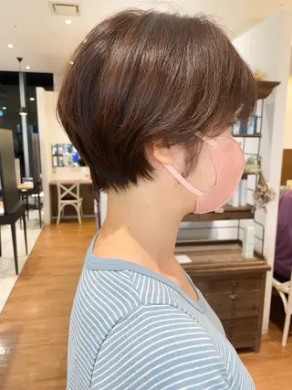 ショート カラー 髪質改善/ブリーチ 田代 龍我のヘアスタイル