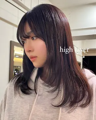 ロング 韓国レイヤー🇰🇷 🤍🎀honokaのヘアスタイル