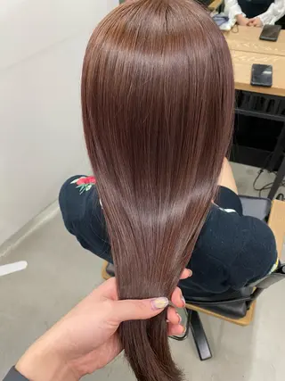 ロング ナガイ アヤのヘアスタイル