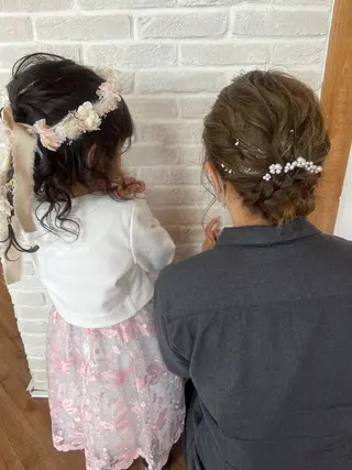 ロング ヘアアレンジ キッズ Topstylist YUKIのヘアスタイル