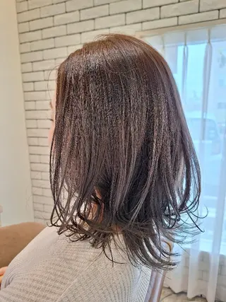 ミディアム adorableはなみずき店所属・adorable🌸 TOMOKO🌸のヘアスタイル