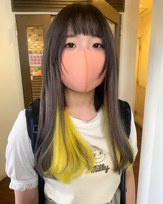 ロング カラー 羽エクステ🩷 🤍まき🤍のマツエク・マツパデザイン