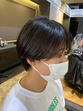 ショート トクシ ーのヘアスタイル