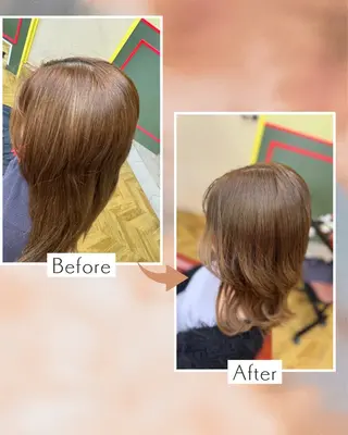 ミディアム 米倉 麻衣のヘアスタイル