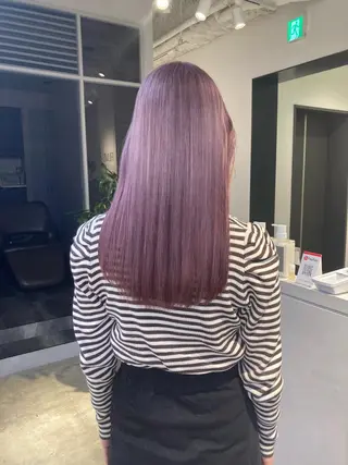 ロング カラー 宮城 星のヘアスタイル