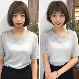 ショート カラー ガレリア エレガンテ栄のヘアスタイル