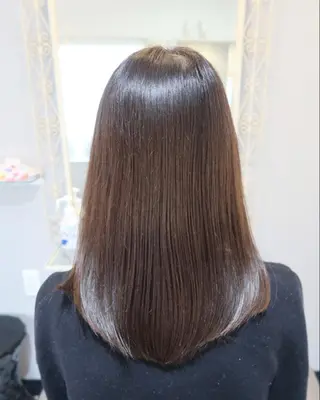 セミロング カラー tenny調布 いしまつのヘアスタイル