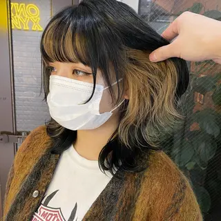 ミディアム TOMOYA/ ショート、レイヤーのヘアスタイル