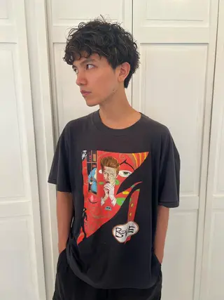 メンズ ブリーチカラー🎀 韓国風/寺門美優のヘアスタイル