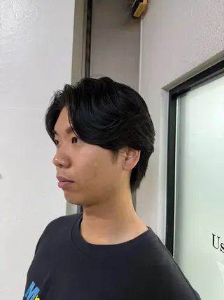 ショート パーマ メンズ メンズデザイナー/ 尾上数馬/桂駅前1分のヘアスタイル