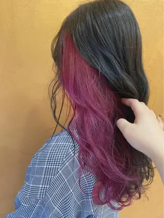 ロング 山口 明日花のヘアスタイル