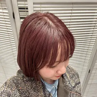カラー 💟艶カラー・トリー トメント/リサ🤍のヘアスタイル