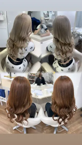 ロング ヘアアレンジ GLOSS 心斎橋 山上のヘアスタイル