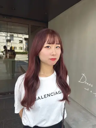 ロング 🎀韓国レイヤー/透 明感カラー/airiのヘアスタイル