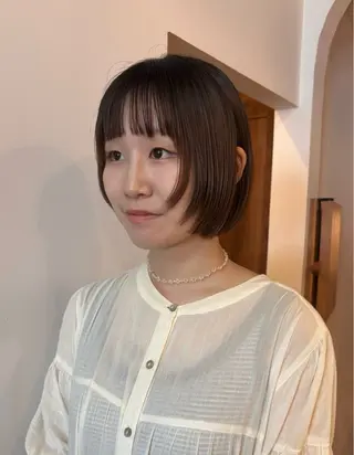 ショート ウシロダ メグミ ／ボブ／透明感カラーのヘアスタイル