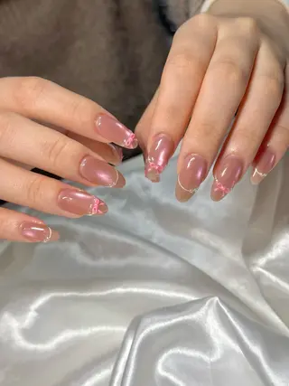 ネイル 【OKIKA】 らん🦖🌈🧡のマツエク・マツパデザイン