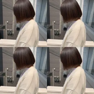 ミディアム カラー 艶髪・酸性ストレート フリツのヘアスタイル