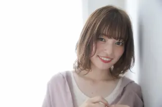 ミディアム カラー レイヤーカット✂️ 横浜No1♡下鳥翔子のヘアスタイル