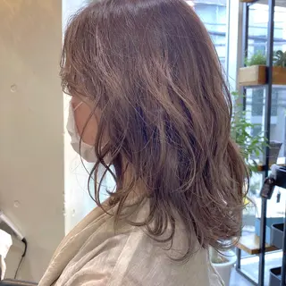 ミディアム カラー ヘアアレンジ 【ダメージレス施術】 【透明感】北村 拓也のヘアスタイル