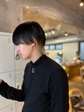 カラー メンズ 高島 悠吾のヘアスタイル