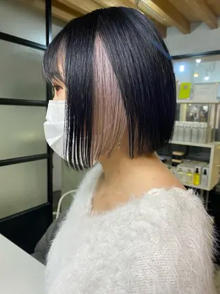 ショート 【縮毛矯正髪質改善】 中山健太のヘアスタイル