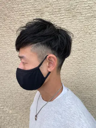 パーマ メンズ コレットヘアー 田中アヤノのヘアスタイル