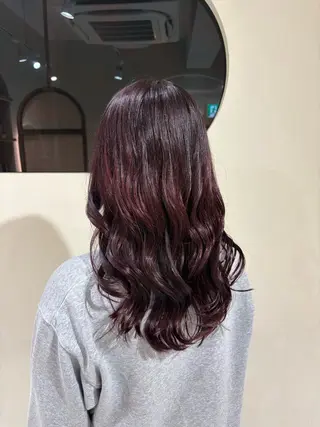 セミロング カラー 透明感カラー🌷 池袋/hanaのヘアスタイル