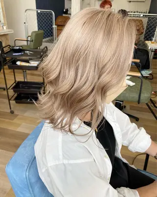 ミディアム ケアブリーチ 黒瀬有汰のヘアスタイル