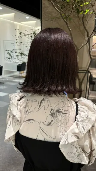ミディアム 透明感カラー🫧×癒 しスパ鈴木思音のヘアスタイル