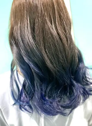 ロング 原 千景のヘアスタイル