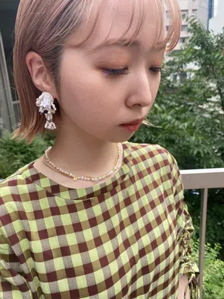 ショート 【美ボブ.艶カラー. 梅田茶屋町】midoのヘアスタイル