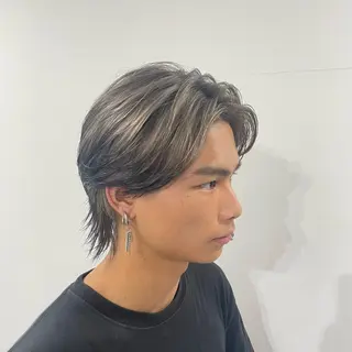 カラー メンズ ブリーチカラー 🎀ヒナ/トモカ🎀のヘアスタイル