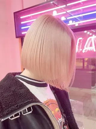 ショート カラー 大人GAL製造機/カ ラー×エクステゆいとのヘアスタイル