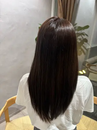 ロング 艶髪໒꒱／透明感 カラー🍀_そら🪽のヘアスタイル