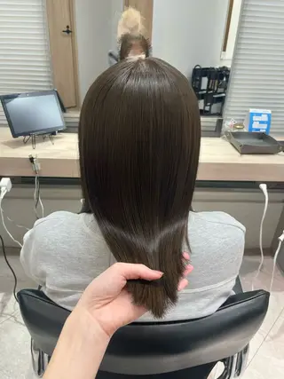 ミディアム カラー Jr.stylist 彩乃のヘアスタイル