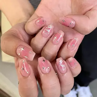 ネイル By moonネイル 🌷ワンホン/韓国風のネイルデザイン