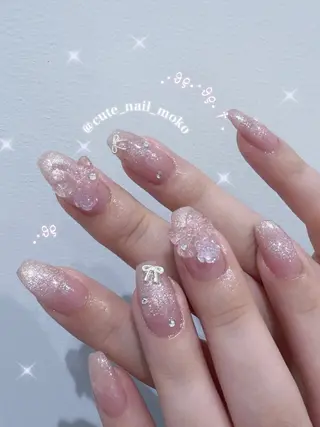 ネイル GO TODAY SHAiRE SALON原宿 Liber所属・️🫧もこ 艶感ネイル🫧のネイルデザイン