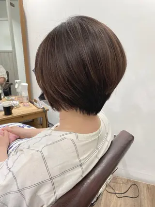 ショート カラー ハイライト⭐️上野 高広のヘアスタイル