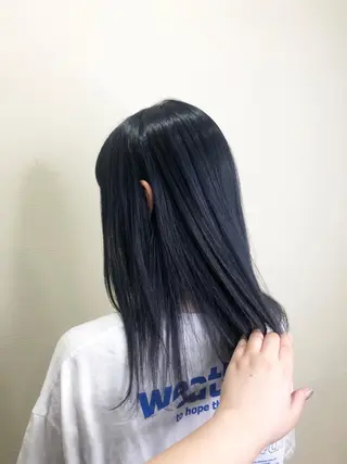 ロング maco 艶感ハイトーン🦋のヘアスタイル