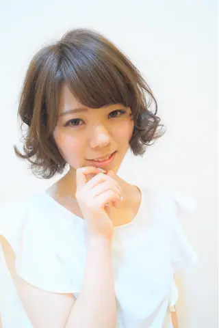 ショート カラー パーマ 小島 脩のヘアスタイル