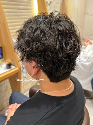 ミディアム メンズカット/パーマ 髙橋美穂のヘアスタイル