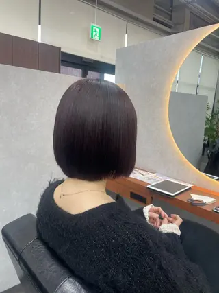 ミディアム 佐藤 菜穂のヘアスタイル