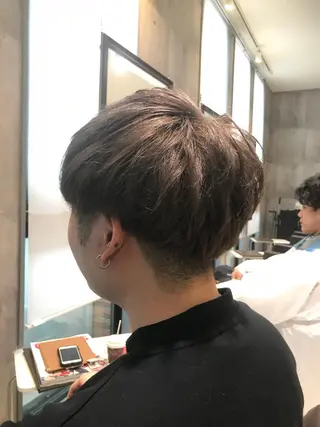 ショート カラー パーマ ヘアアレンジ メンズ キッズ ネイル マツエク・マツパ EnBlesS西宮 マンツーマン神道有基のヘアスタイル