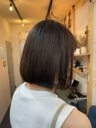 ショート カラー SUN GLOW  サングロウ所属・水素トリートメント／ 髪質改善/ナカノメのヘアスタイル