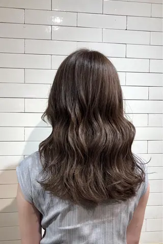 ロング 髪質改善⌇透明感 カラー⌇川上葵のヘアスタイル