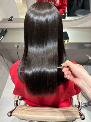 セミロング カラー 髪質改善/艶髪 やまなかのヘアスタイル